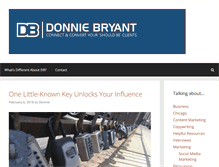 Tablet Screenshot of donnie-bryant.com